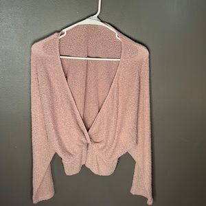 Lilac low cut sweater
